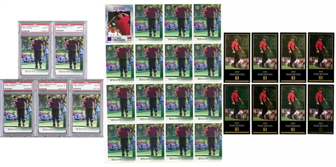 1996-2001 Upper Deck and Assorted Brands Tiger Woods Collection (29)
